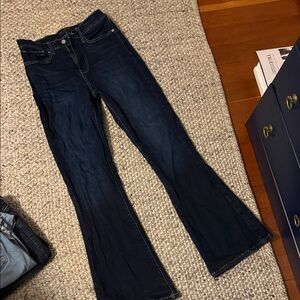 Lucky Brand Dark Indigo Flare Jeans